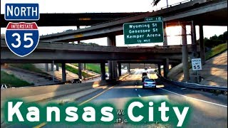preview picture of video 'I-35 North to the Kansas City Loop'