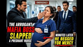 The Arrogant Mafia Boss Slapped a Pregnant Nurse — Minutes Later, He Begged for Mercy