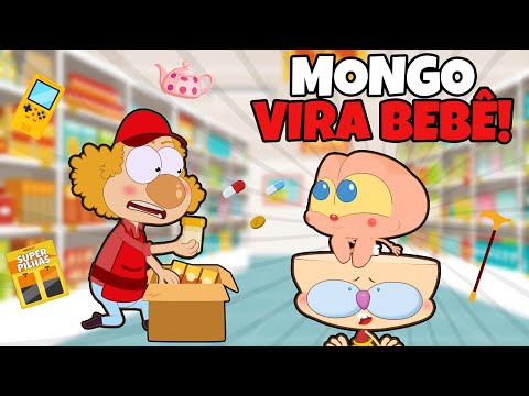 Capa de Mongo e Drongo e o MONGO VIROU BEBÊ
