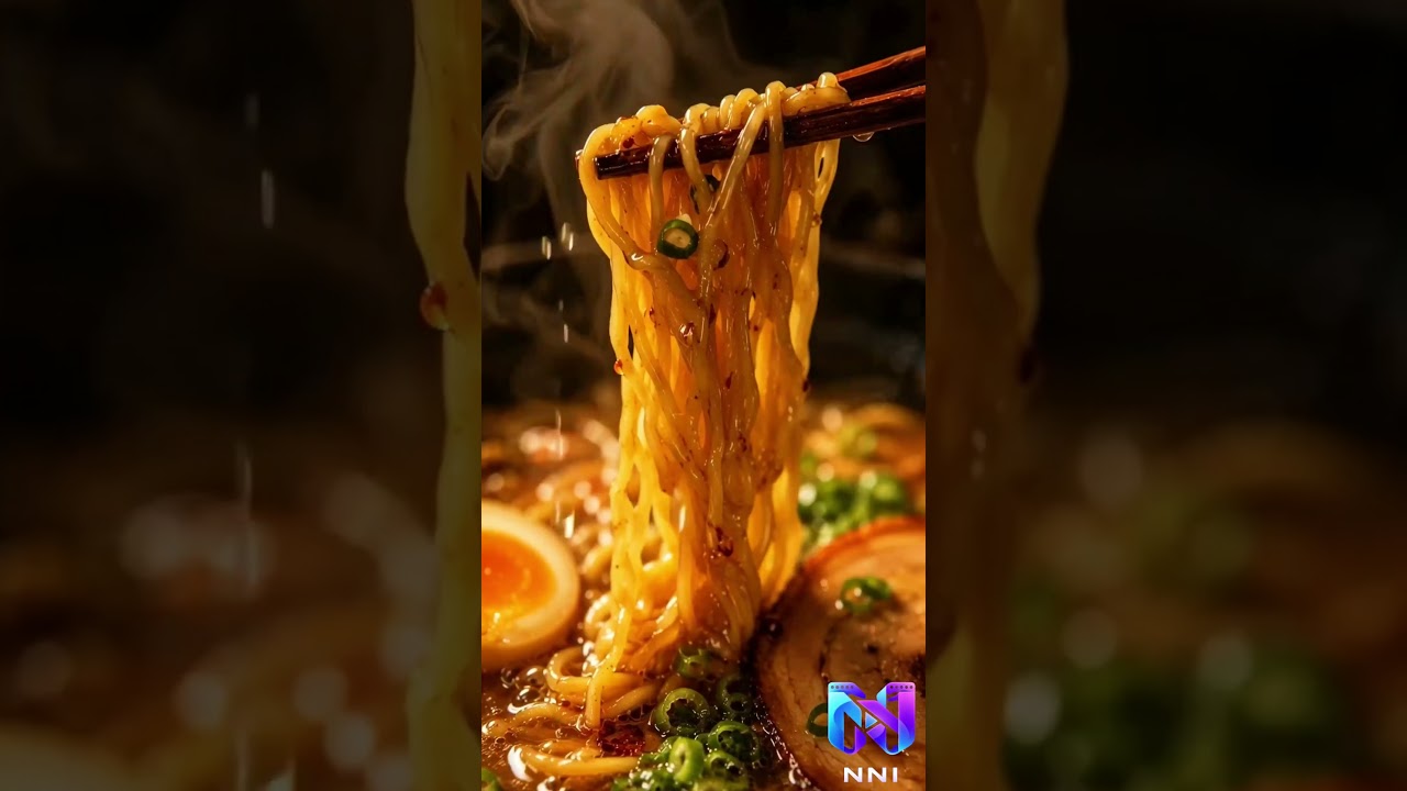 Cinematic Japanese Ramen AI-Generated Food Advertisement