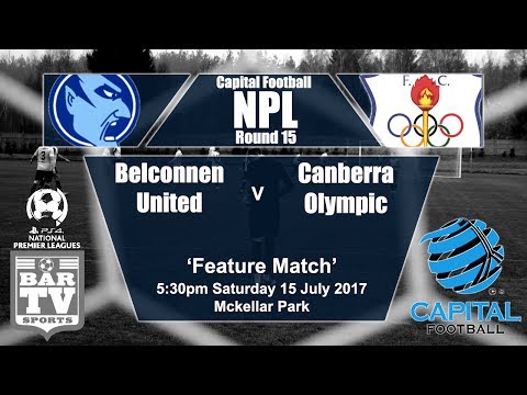 2017 Capital Football - Round 15 - Belconnen United v Canberra Olympic
