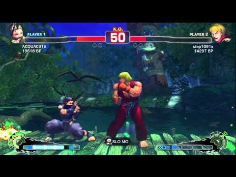 Aqua [Ibuki] vs step1091x [Ken] SSF4 Japanese Online Ranked Matches - TRUE-HD