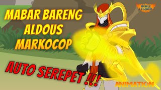 Download lagu MOBILE LEGENDS ANIMATION | MABAR WITH ALDOUS @MARKOCOP AUTO SEREPET mp3