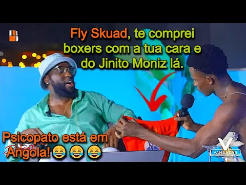 The psychopath bought Boxers with Fly and Jinito's faces on them. 😂