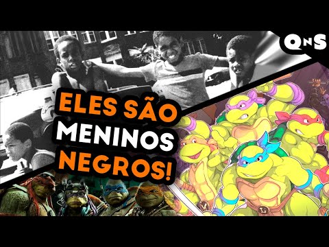 A VERDADE SOBRE AS TARTARUGAS NINJAS? 4 crianas negras e pobres de NY