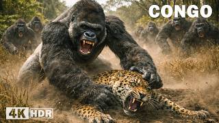 CONGO SELVAGEM | A Lenda de King Kong e os Predadores Mais Perigosos | Documentário Completo