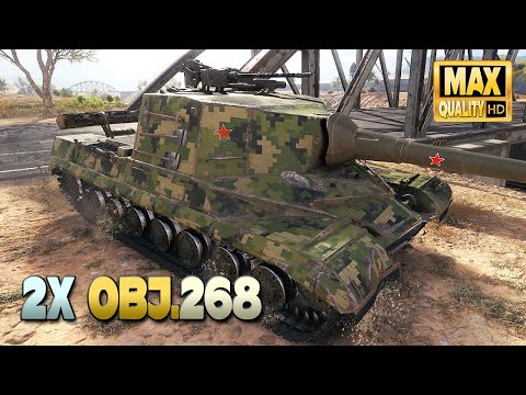 Obj. 268: The power of the Soviet cannon x2 - World of Tanks