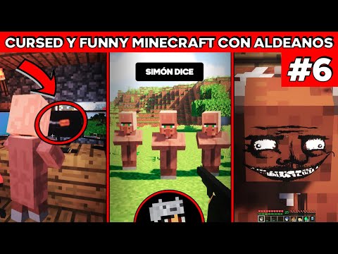 Luislucho Cursed -  Cursed and funny Minecraft but the Villagers think and are bizarre!  #6
