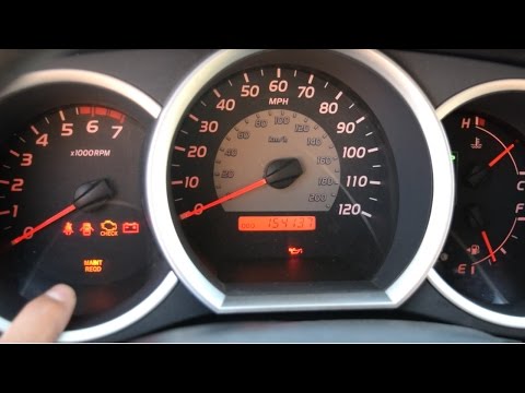 RESET MAINT REQD OIL SERVICE LIGHT TOYOTA TACOMA