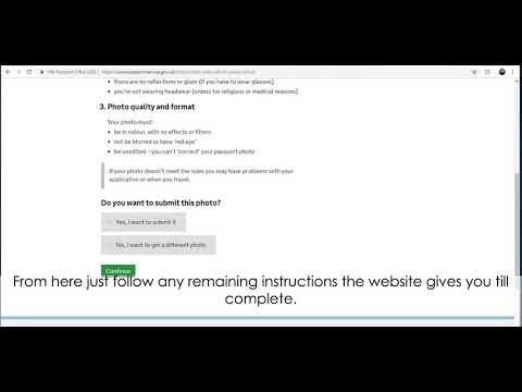 Applying for a UK Digital Passport using Code or Jpeg