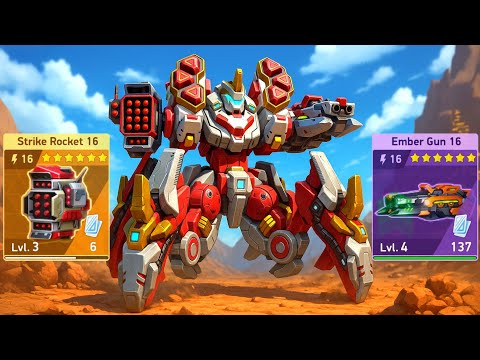 Scorpius with Strike Rocket 16 & Ember Gun 16 - Mech Arena