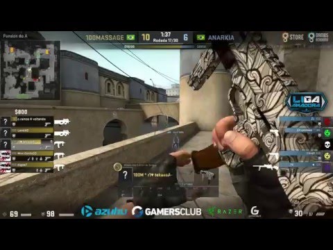 Liga Amadora GA #6 - 100MASSAGE vs. ANARKIA (Dust 2) - Narração EN