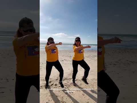 This is what happens when you hike at the beach🤣 #dance #fun #beach #happy