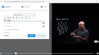 Creating an interactive video in PlayPosit