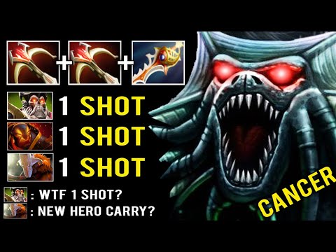 1 SHOT KILL HERO IS BACK! Crazy 2x Daedalus + Rapier Build Combo 1v4 Can't Stop Him Imba Dota 2