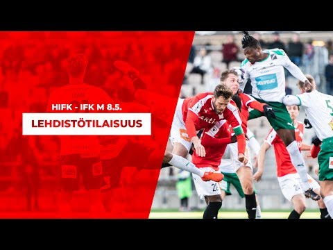 Lehdistötilaisuus HIFK - IFK Mariehamn 8.5.