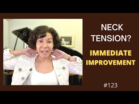 Neck Tension Singing - FIX IT HERE!  IMMEDIATE IMPROVEMENT!