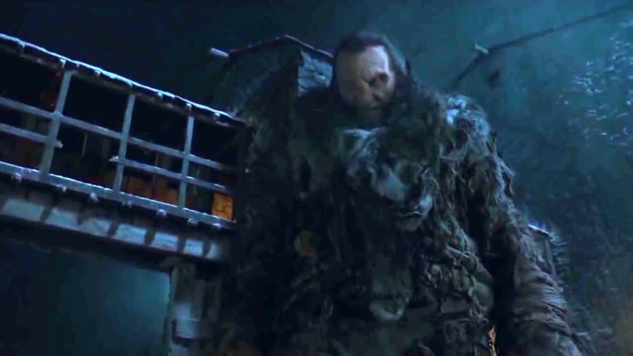 The Game of thones- Wildlings come to protect Jon Snow's dead body