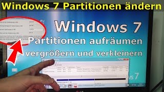 Windows 7 Partitionen vergrößern und verkleinern ohne Zusatzsoftware