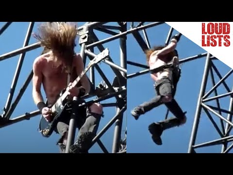 10 Insane Scaffold Climbing Moments at Concerts