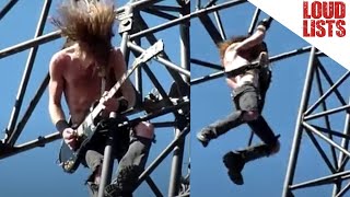10 Insane Scaffold Climbing Moments at Concerts