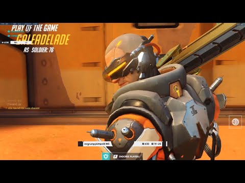 POTG! 54 ELIMS! GALE INSANE SOLDIER 76 GAMEPLAY OVERWATCH SEASON 23 TOP 500