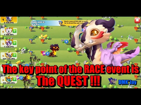 The key point of the race event is the quest!!! - Dragon Mania Legends - (DMK*Jay) 드래곤 매니아 레전드