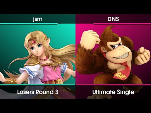 Poubelle weekly #80 Losers Round 3 - jsm (Zelda) Vs. DNS (Donkey Kong) SSBU Ultimate Tournament