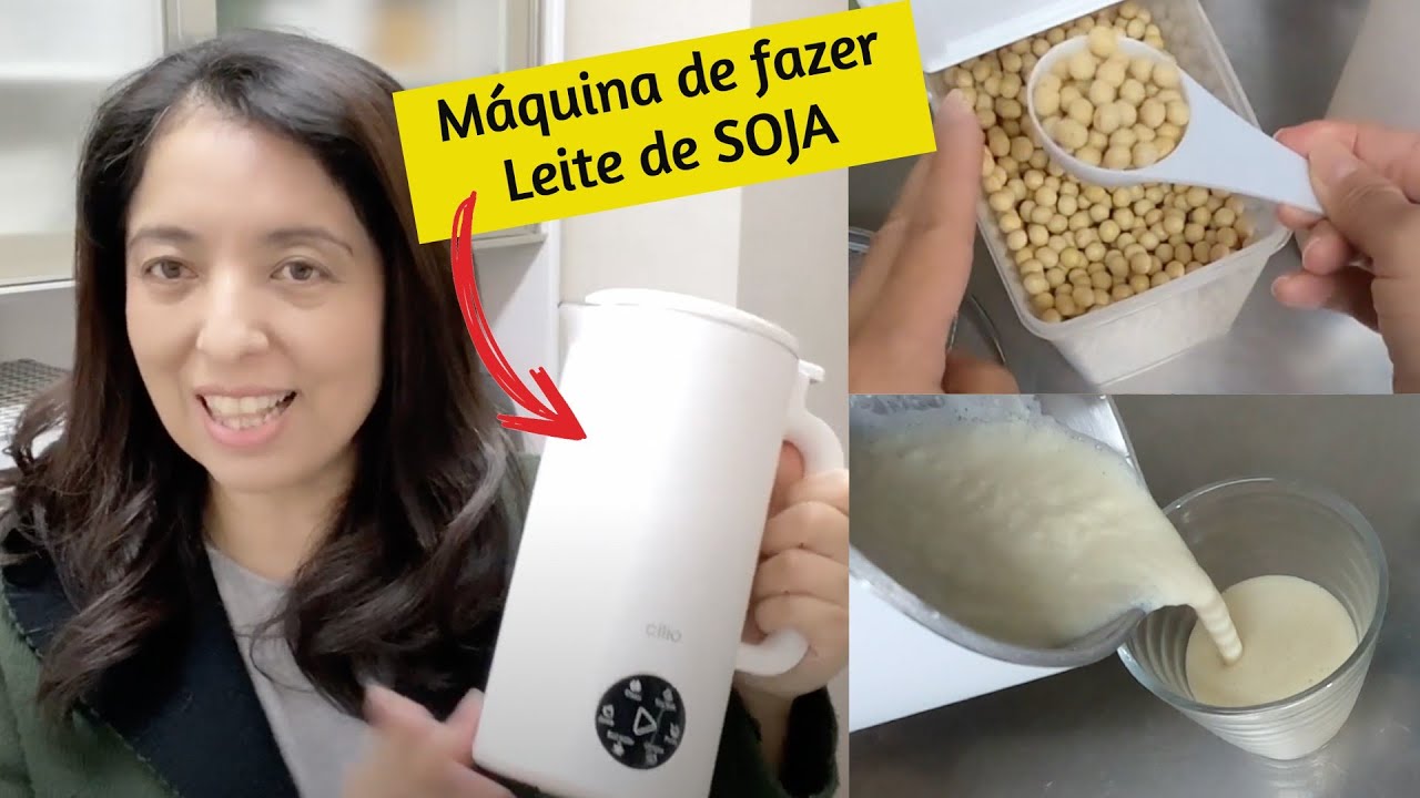 MÁQUINA para fazer LEITE DE SOJA em CASA