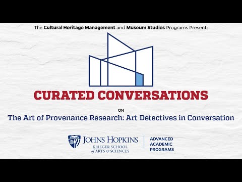 The Art of Provenance Research: Art Detectives in Conversation