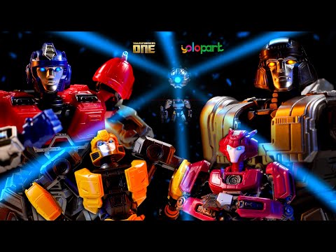 Transformers: ONE Stop Motion | Orion Pax, D-16, Elita-1 and B-127 find their T-Cog | Yolopark AMK