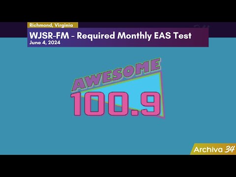 WJSR-FM - Required Monthly EAS Test | June 4, 2024