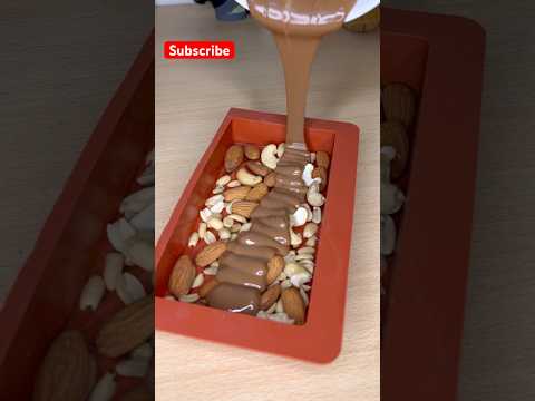 Dry fruit Chocolate bar #chocolate #almond #cashew #peanut