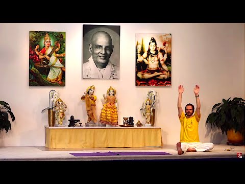 Yogastunde Meditatives Halten Yoga Vidya Grundreihe Mittelstufe mit Ishwara 16:15 Uhr 17.06.2020