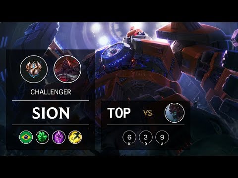 Sion Top vs Maokai - BR Challenger Patch 9.24