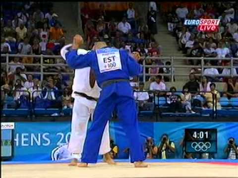 Judo Olympia Athen 2004 Indrek Pertelson vs Paolo Bianchessi