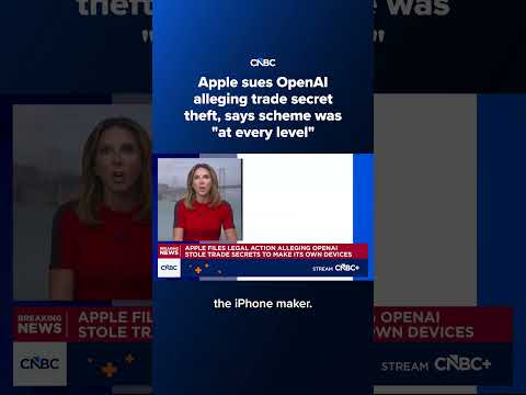 Apple sues OpenAI alleging trade secret theft, says scheme was "at every level"
