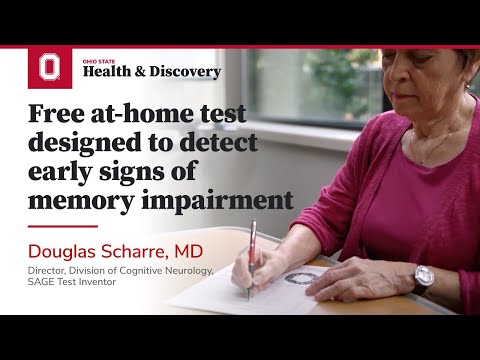 Free at-home test designed to detect early signs of memory impairment | Ohio State Medical Center