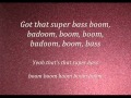 Nicki Minaj-Super Bass(lyrics) 2011(NEW) 
