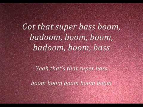 Nicki Minaj-Super Bass(lyrics) 2011(NEW)