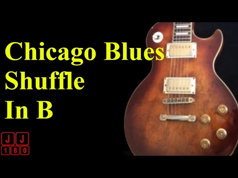 Chicago Blues Shuffle in B Jam Track