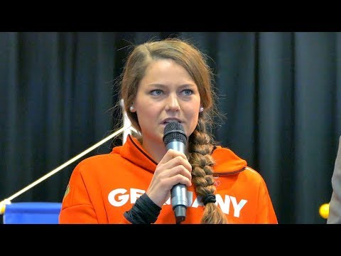 Carina Vogt - Empfang in Waldstetten ⭐ Olympia 2018 ⭐