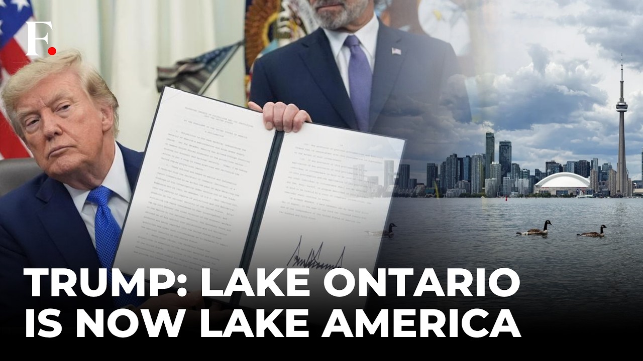 Trump Officially Renames Lake Ontario as ‘Lake America’ | US Canada Tensions Intensify