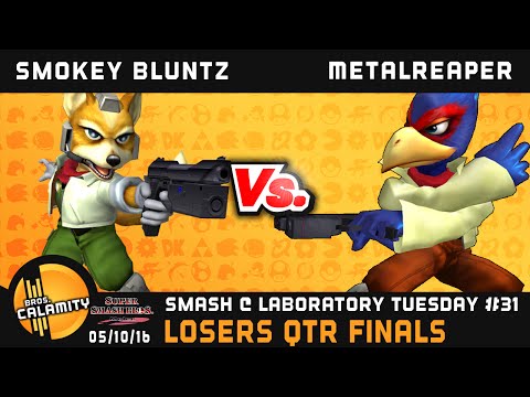 S@LT #31 | Smokey Bluntz (Fox) vs TL| MetalReaper (Sheik) - Losers Qtr Finals - SSBM