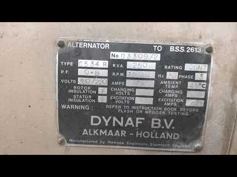 DPX Power: Cummins NTA-855-G - 275 kVA Generator - DPX-11494