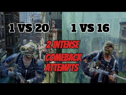 1 VS 20 + 1 VS 16 (2) Intense Comeback Attempts - The Last Of Us Multiplayer!