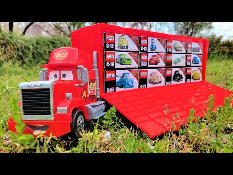 12 kinds of box set & big trailer | Find the same miniature car as the picture