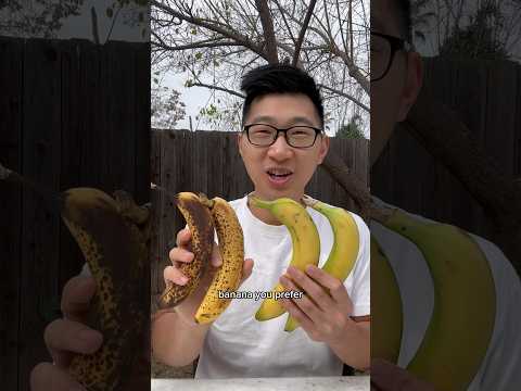Choose your banana! The 4 Stages of Ripeness in Bananas! #bananas