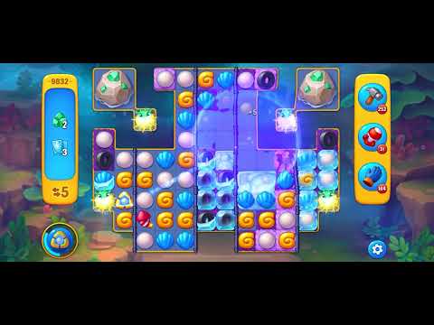 Fishdom level 9832 no boosters フィッシュダム ノーマル