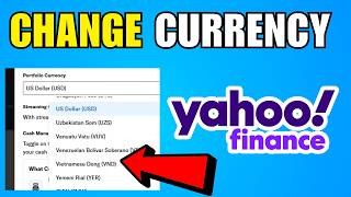 How To Change Currency On Yahoo Finance (2026) (Quick And Easy Guide)